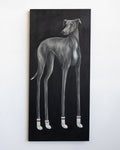 "Doggy Long Legs" Original Oil Painting