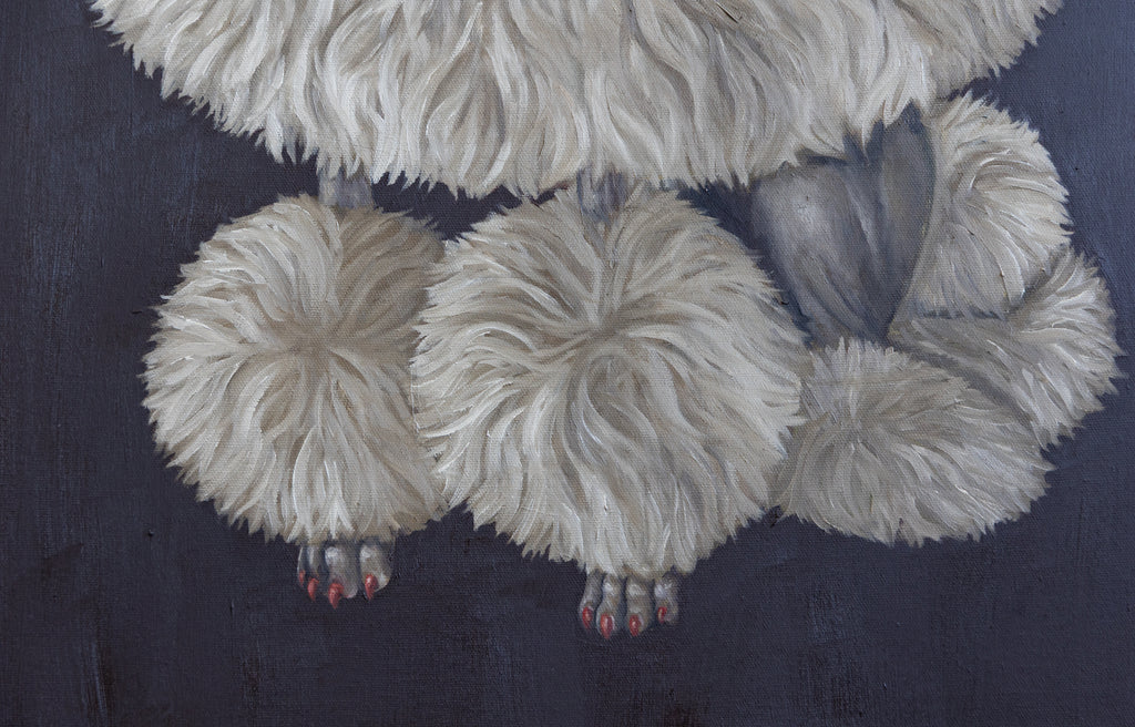 "Serving" Original Oil Painting