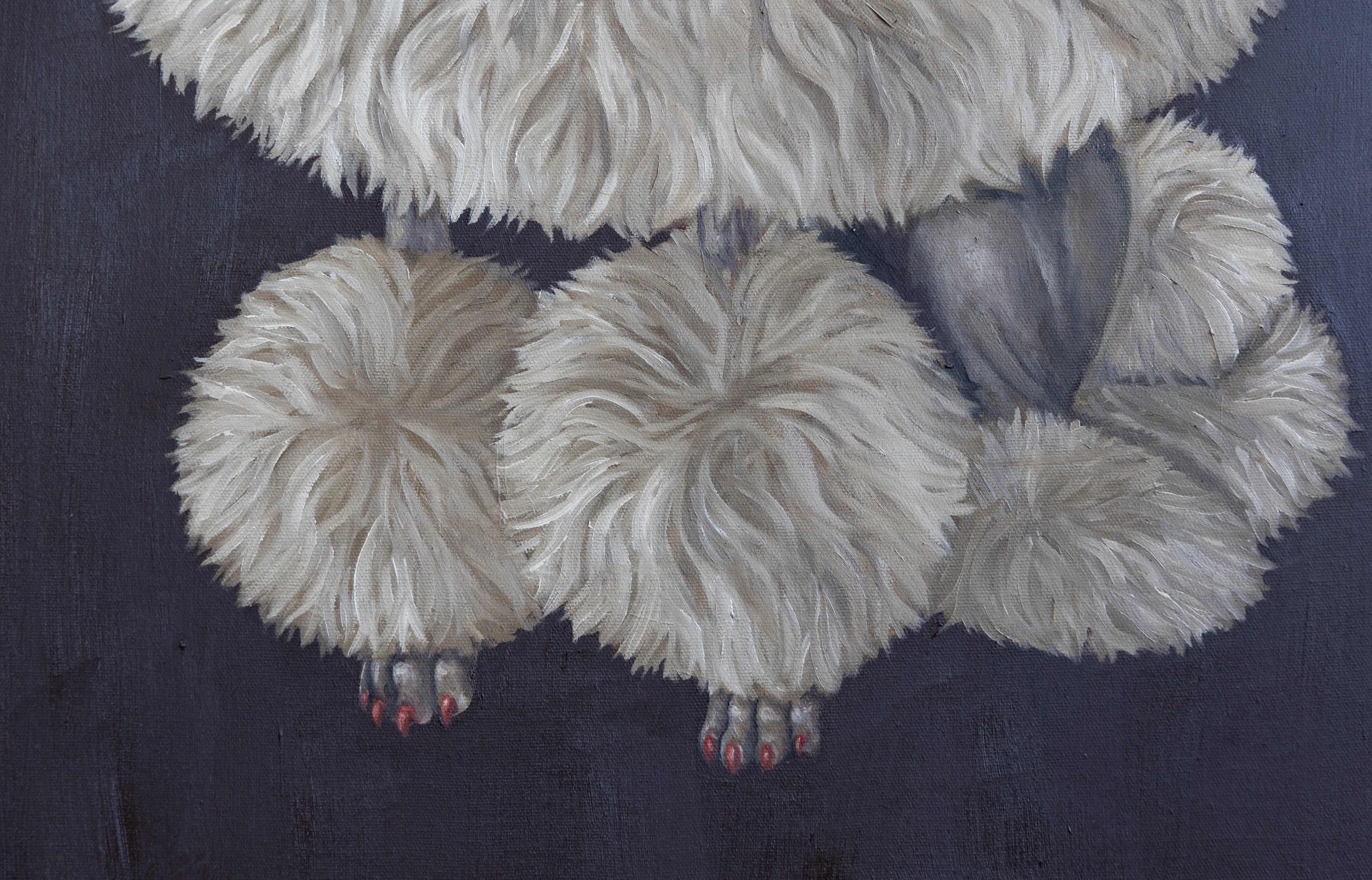 "Serving" Original Oil Painting