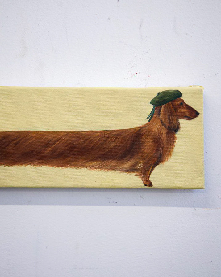 "Baguette Connoisseur" Original Oil Painting