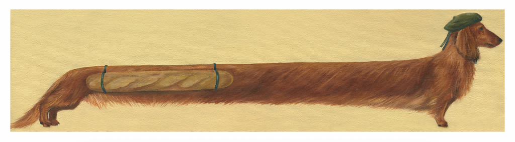 “Baguette Connoisseur” Print