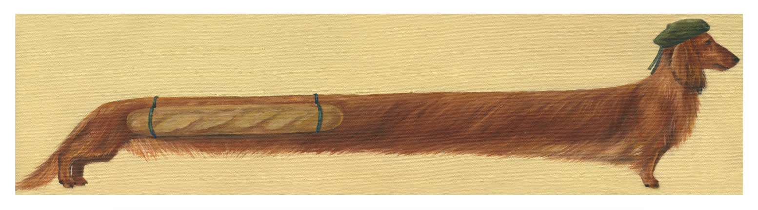 “Baguette Connoisseur” Print