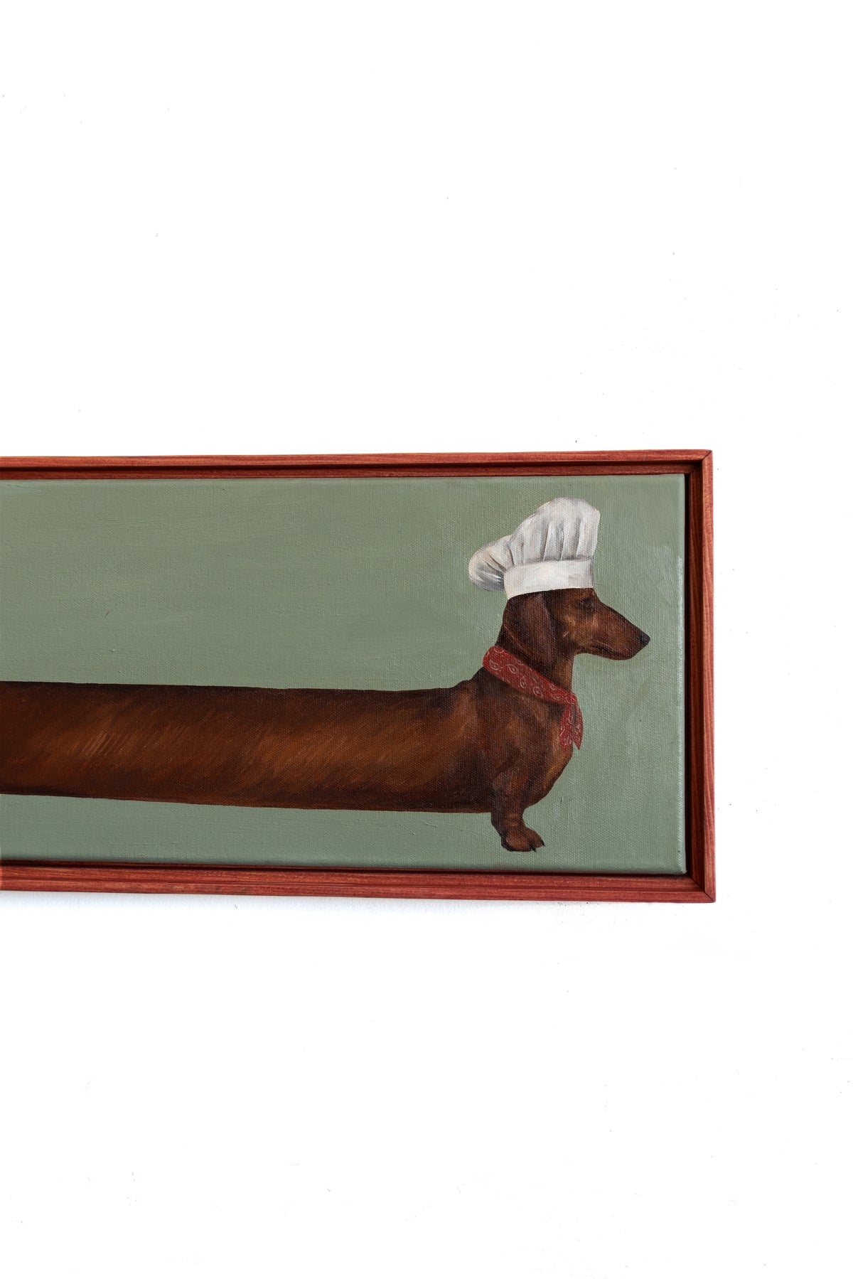 "Yes, Chef" Original Oil Painting