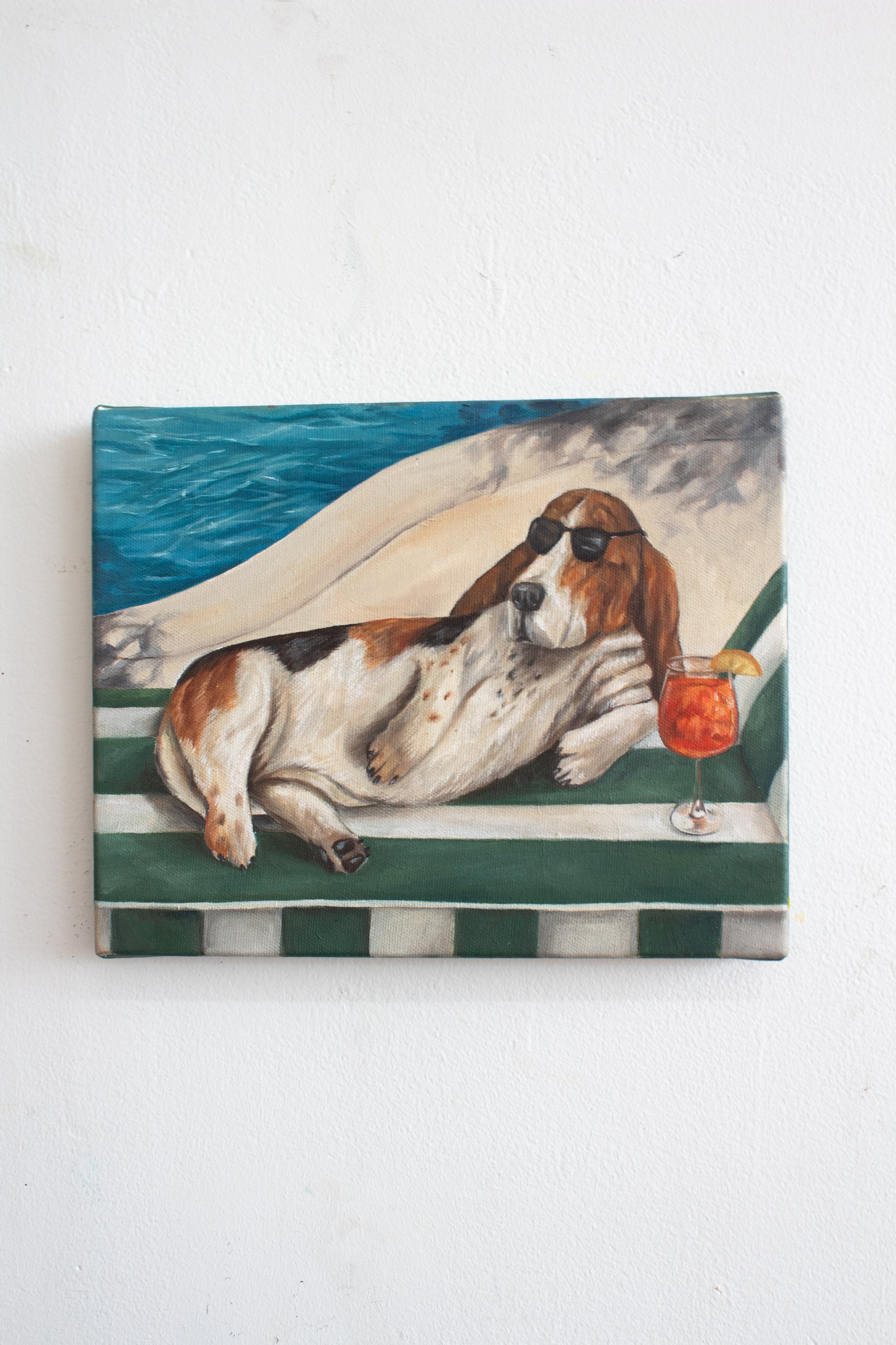 "Spritzin'" Original Oil Painting